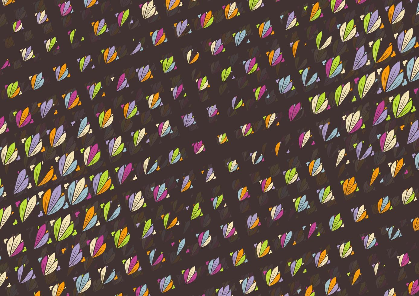 Leaf pattern abstract background Seamless and vector illustrations.