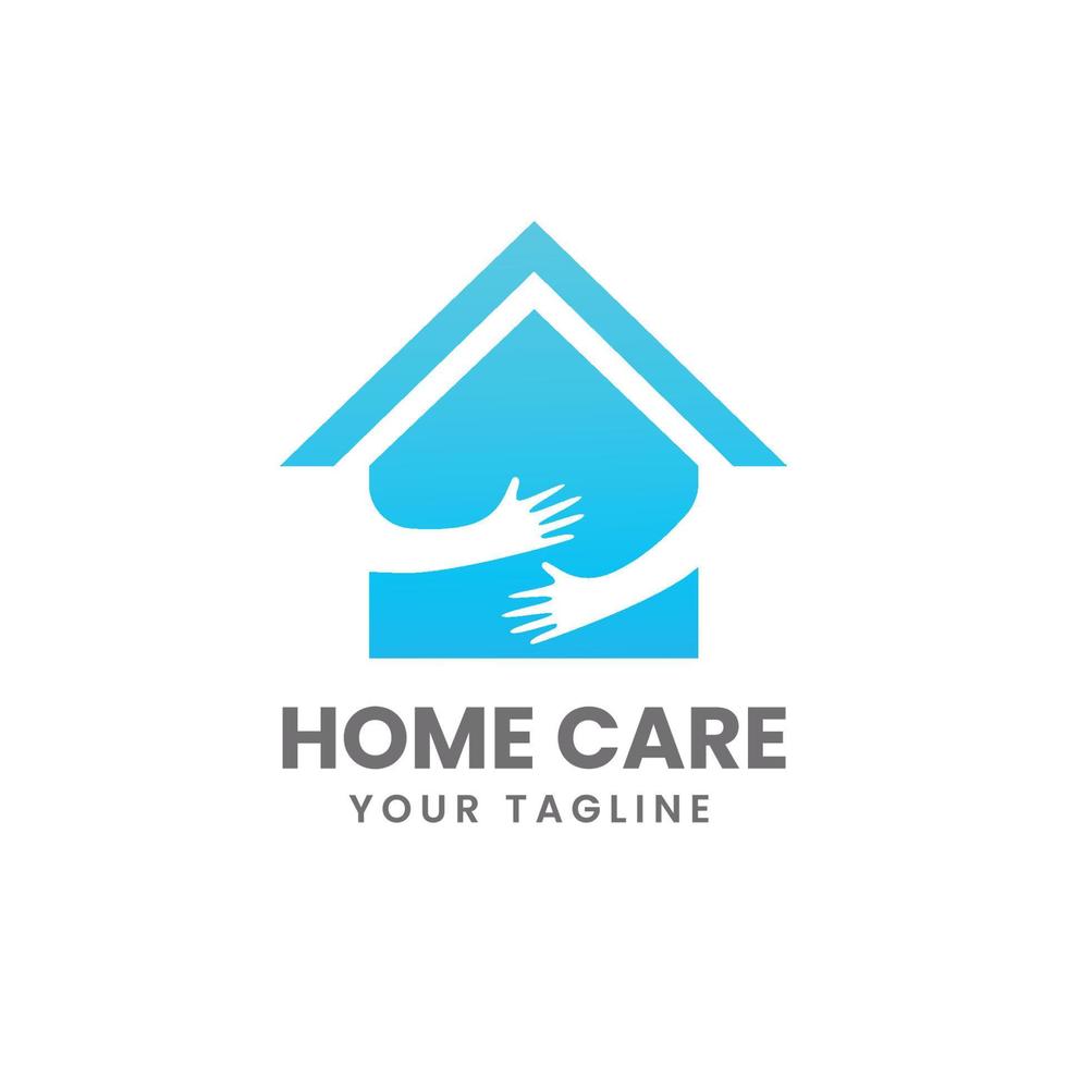 home care creative logo design vector