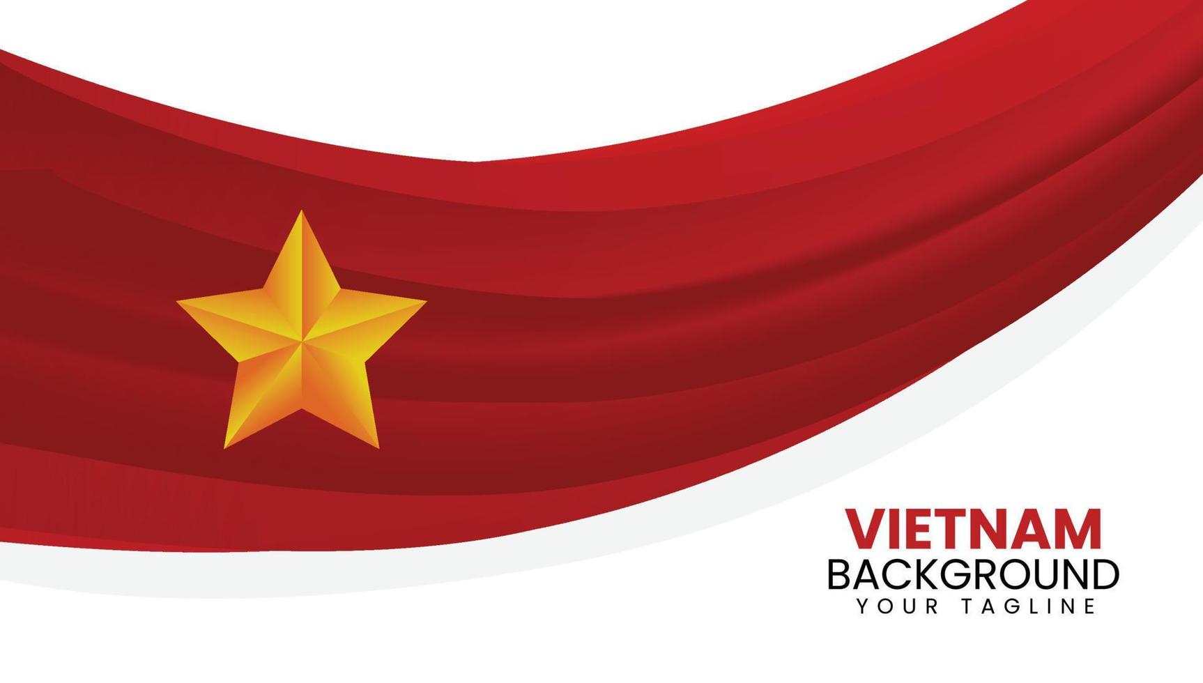 diseño de fondo del día nacional de vietnam vector