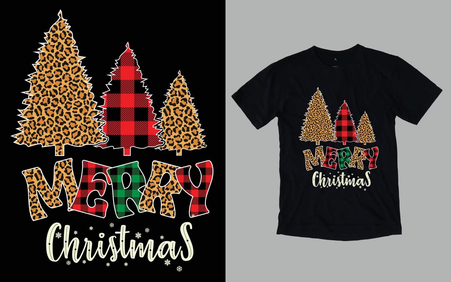 Christmas Day Typography and Graphic T-shirt Desing vector