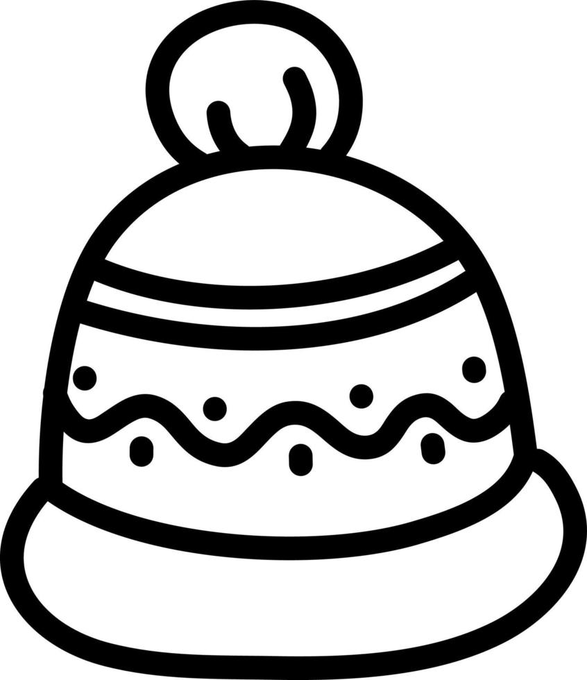sombrero caliente esponjoso, ilustración, vector sobre un fondo blanco
