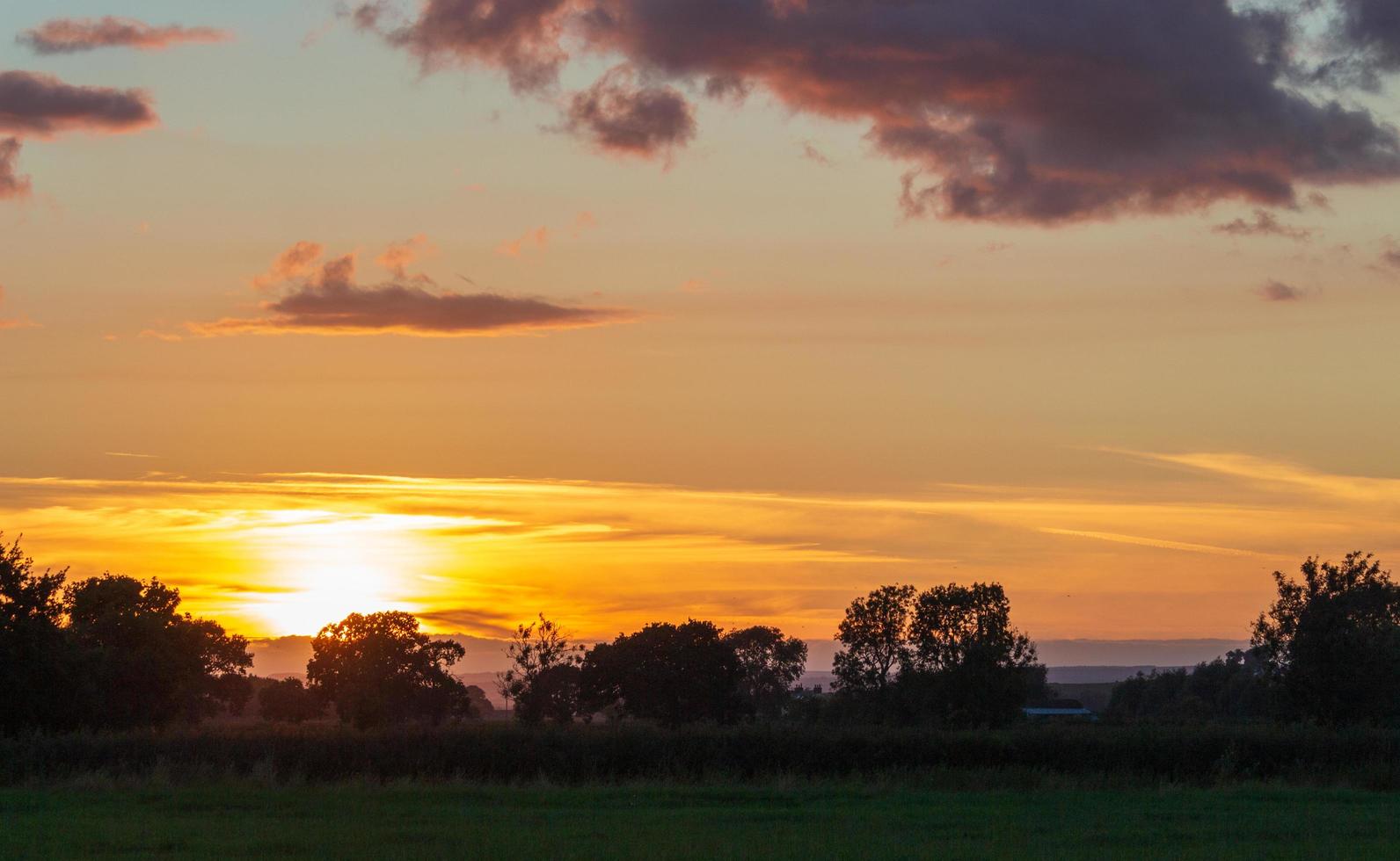 Sunset over Yorkshire Landscape photo