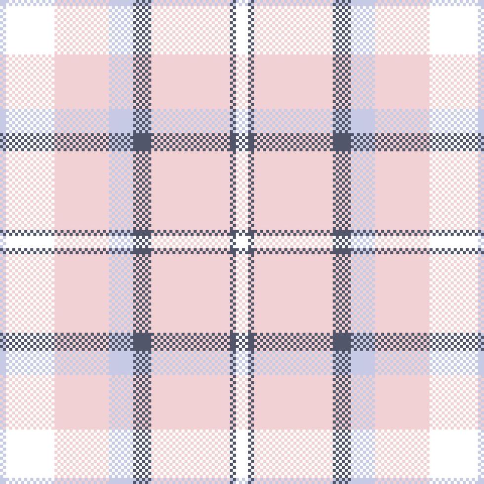 Pixel background vector design. Modern seamless pattern plaid. Square texture fabric. Tartan scottish textile. Beauty color madras ornament.