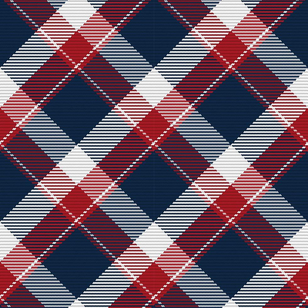 Seamless pattern of scottish tartan plaid. Repeatable background with check fabric texture. Vector backdrop striped textile print.