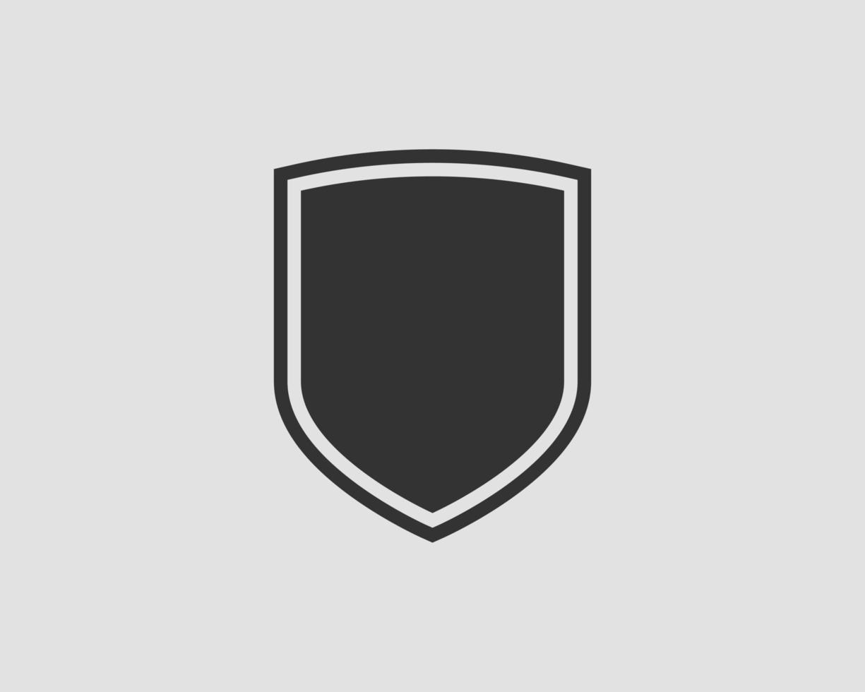 Shield icon vector. Safe and protect logo. vector