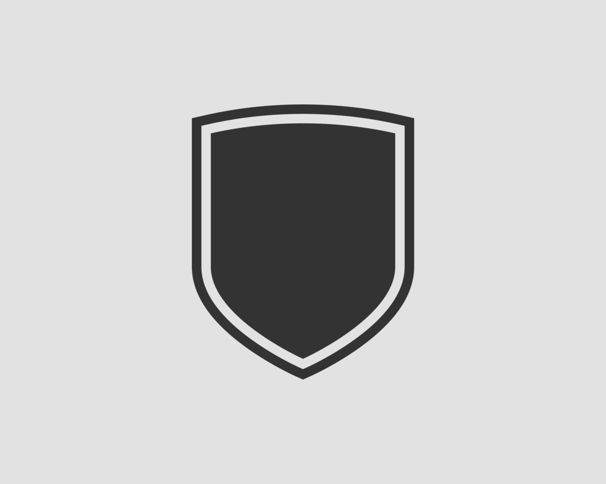 Shield icon vector. Safe and protect logo. vector