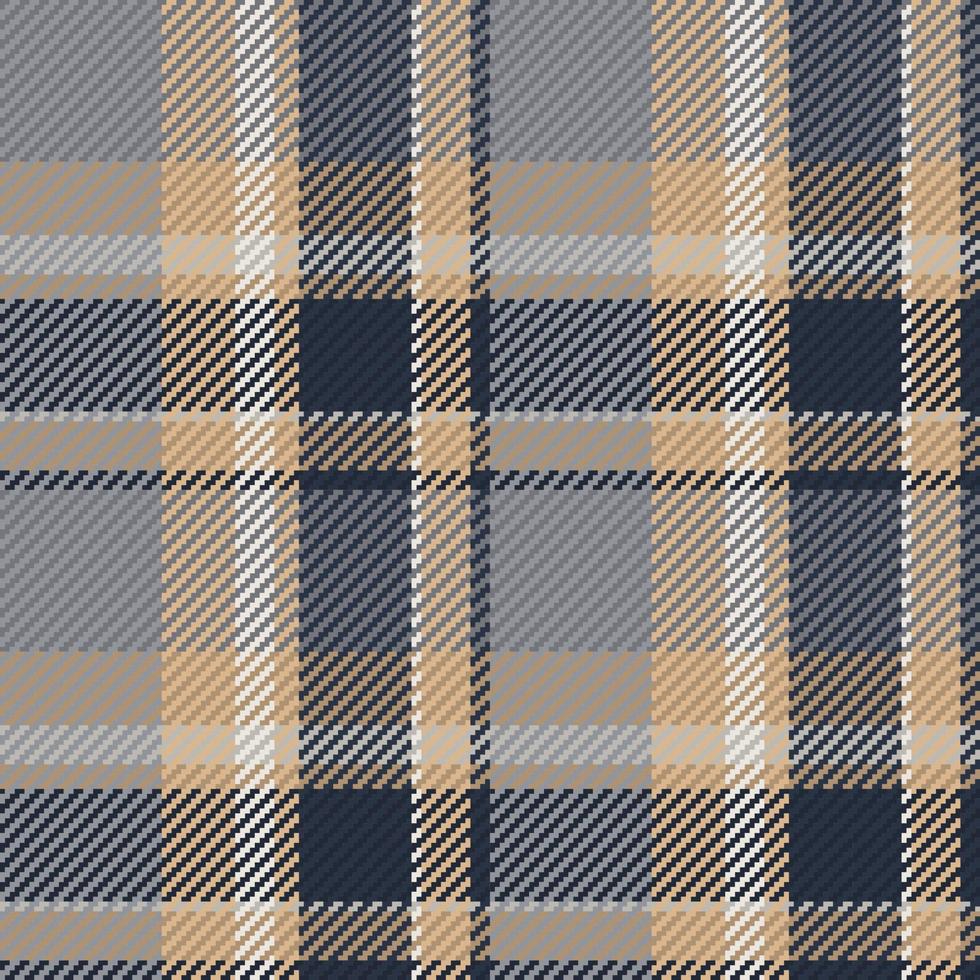 Seamless pattern of scottish tartan plaid. Repeatable background with check fabric texture. Vector backdrop striped textile print.