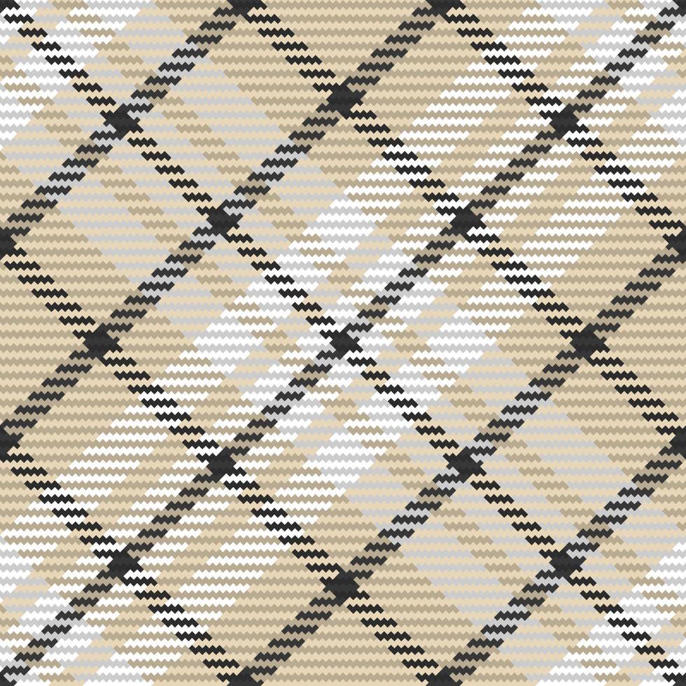 Seamless pattern of scottish tartan plaid. Repeatable background with check fabric texture. Vector backdrop striped textile print.