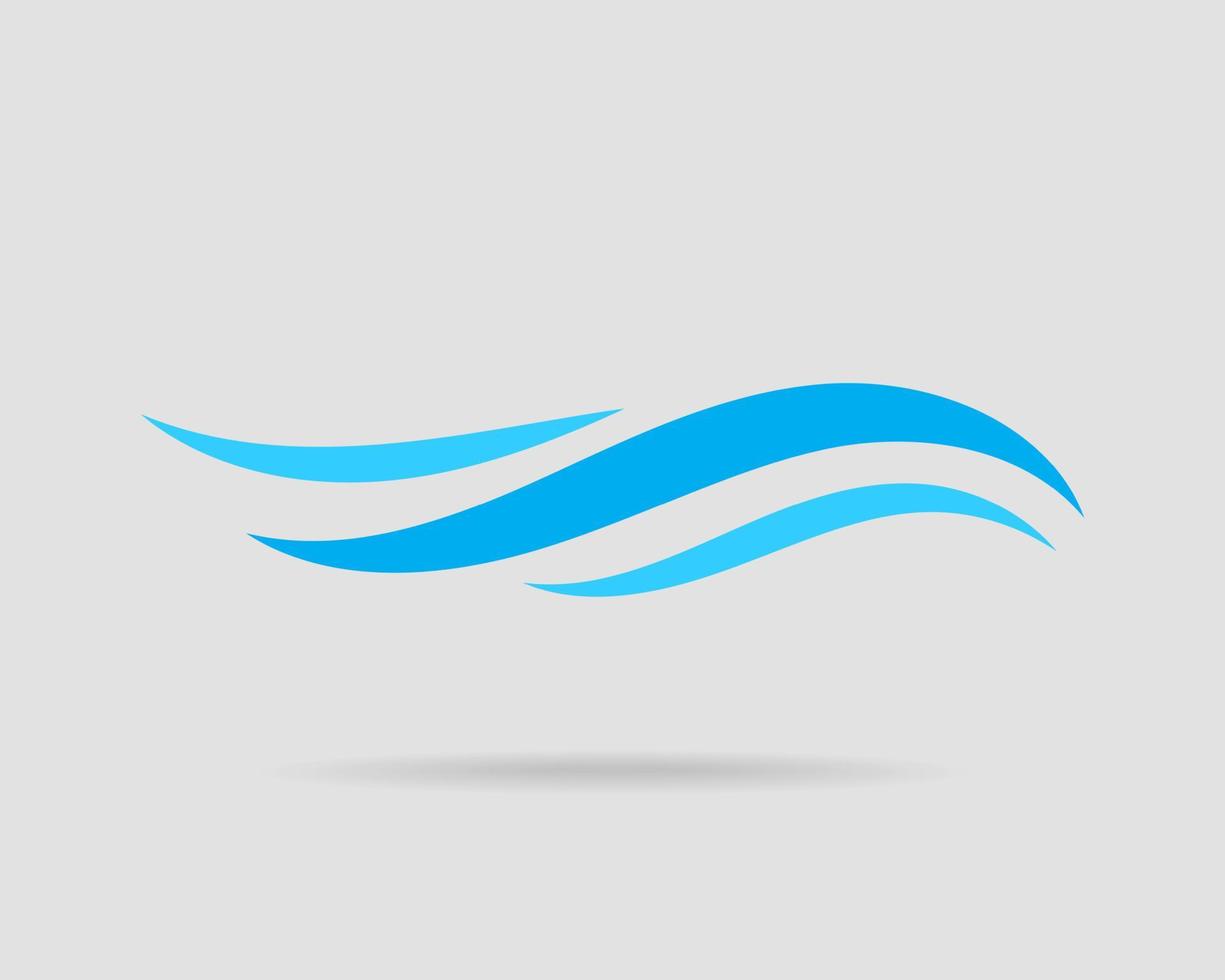 Waves vector design. Water wave icon. Wavy lines isolated.