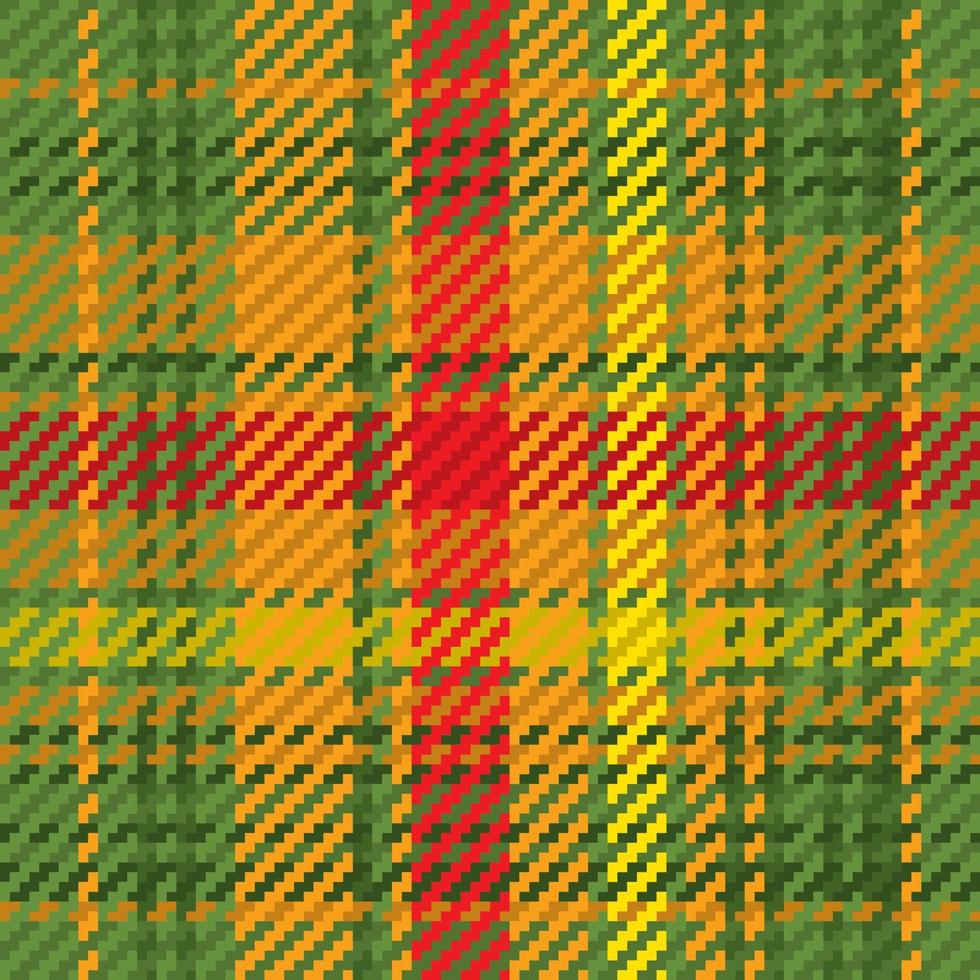 Seamless pattern of scottish tartan plaid. Repeatable background with check fabric texture. Vector backdrop striped textile print.