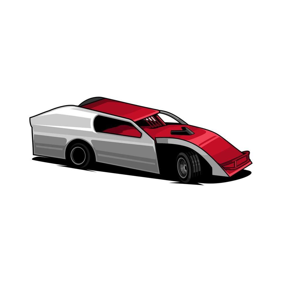 dirt racing car vector