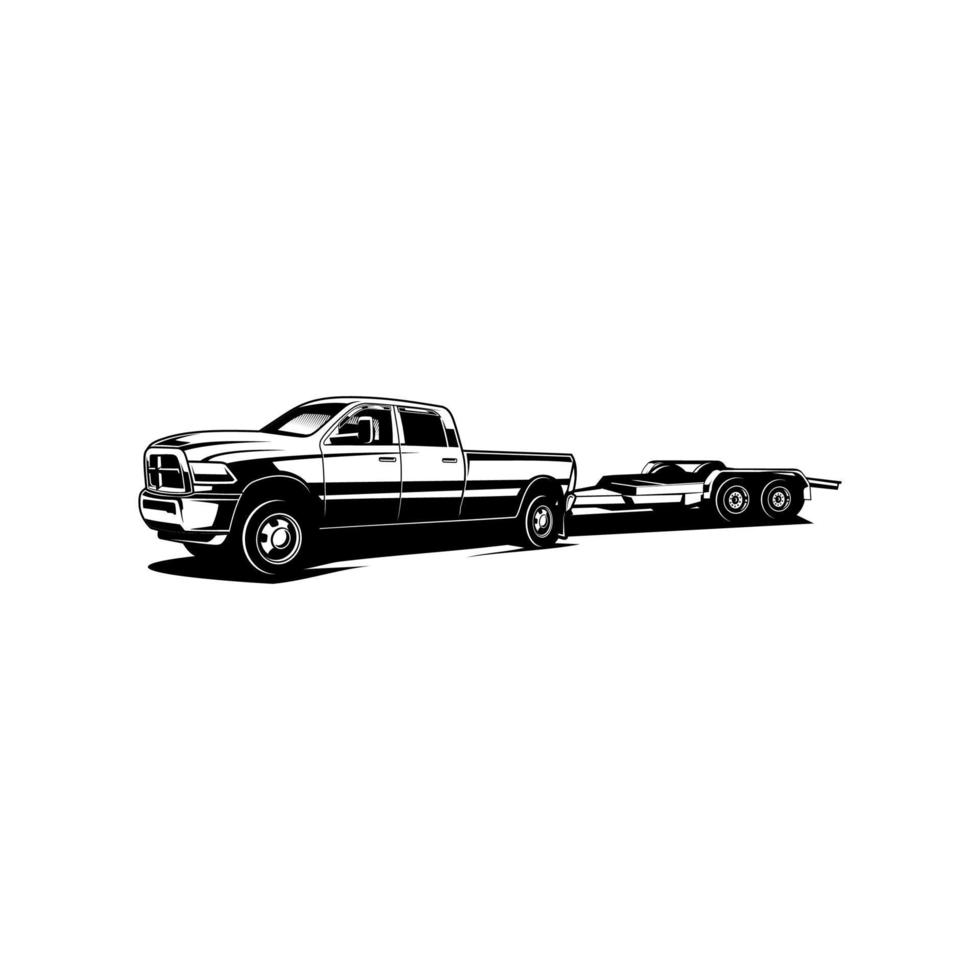 pickup car vector