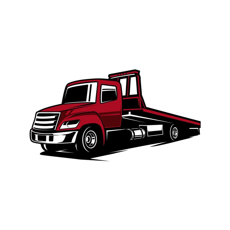 tow truck vector - towing