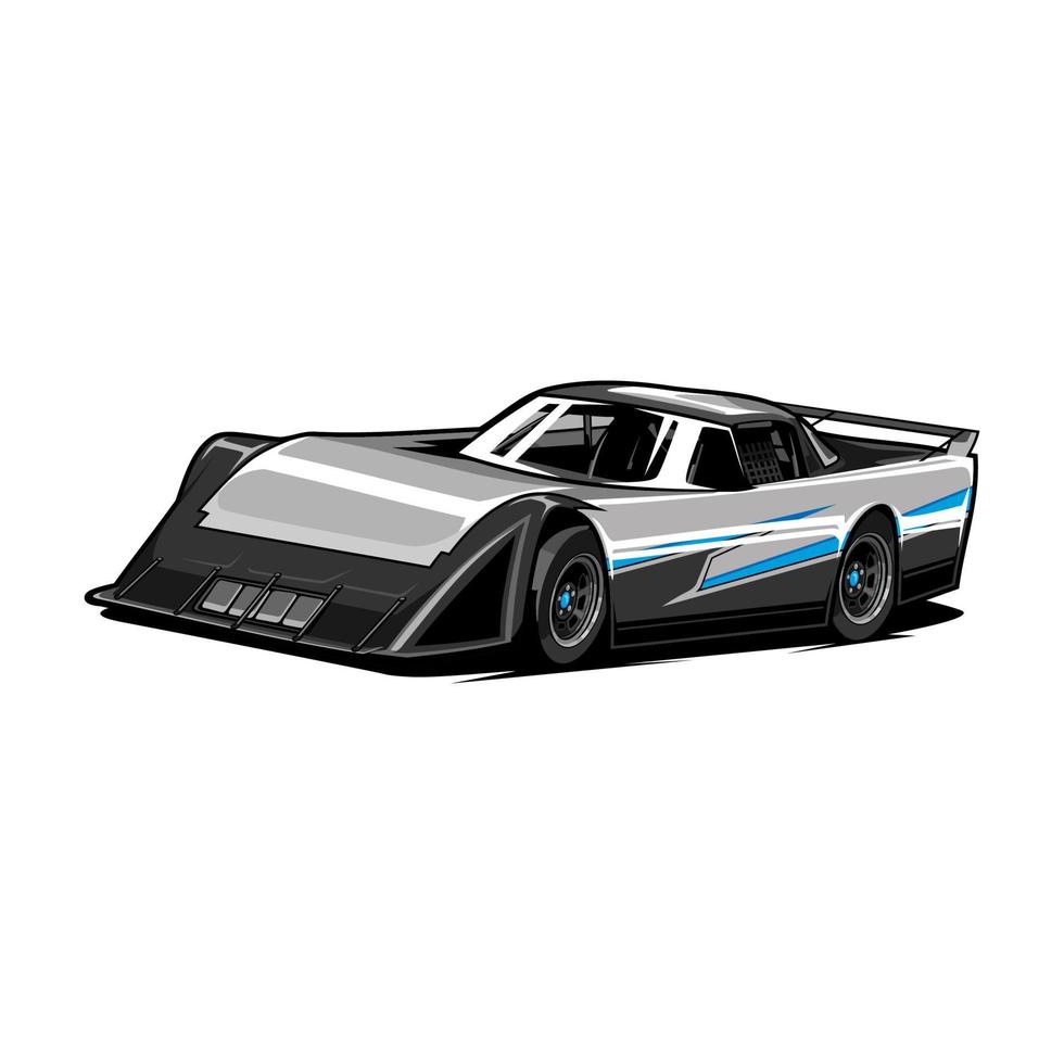 dirt racing car vector