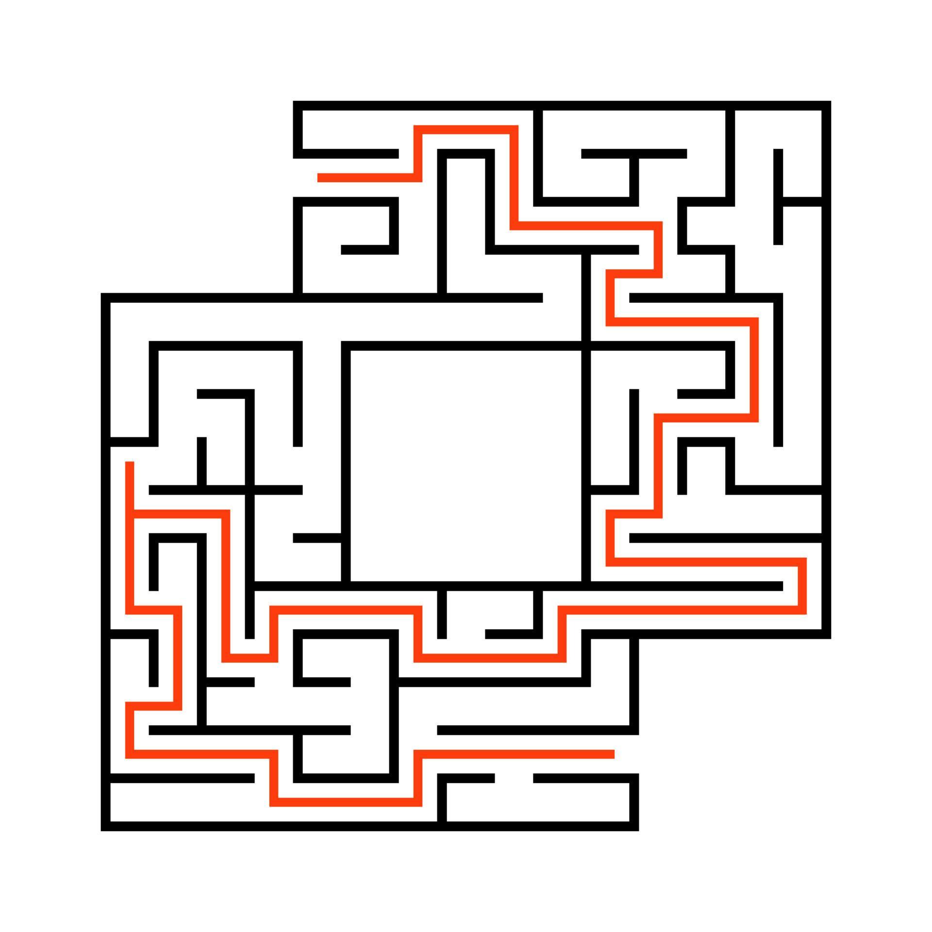 Square maze. Game for kids. Funny labyrinth. Education developing