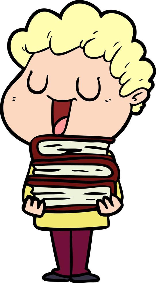 Vector boy character in cartoon style