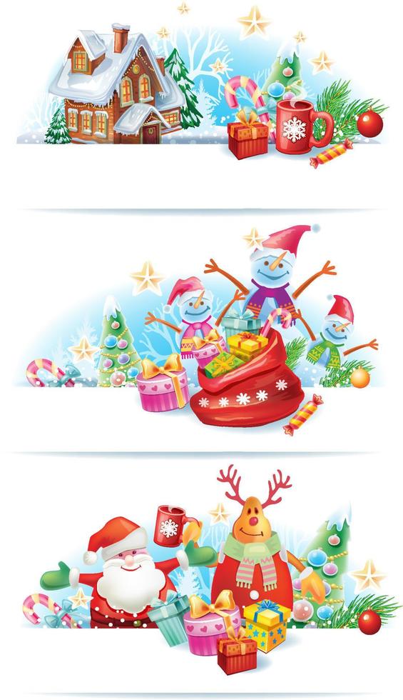 Background for Christmas card vector