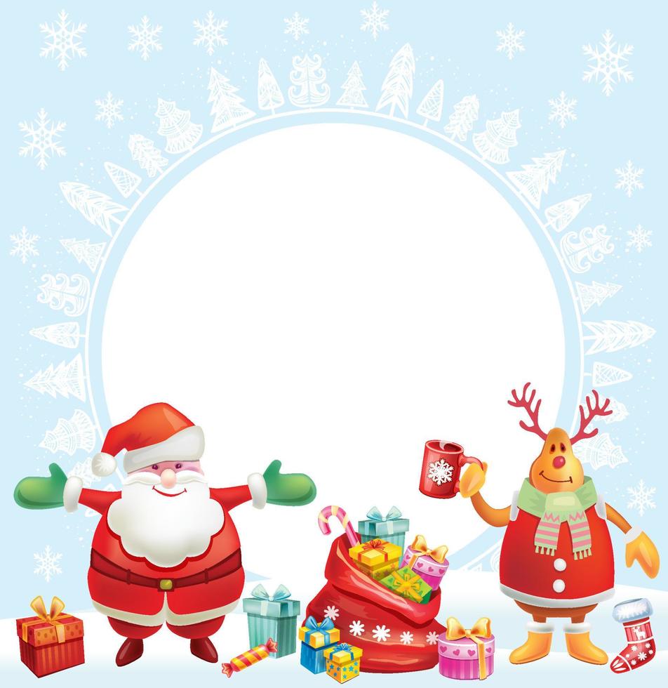 Background for Christmas cardPrint vector