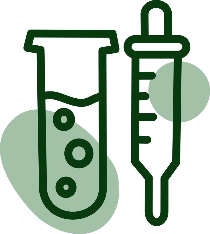 Covid virus samples, illustration, vector on a white background.