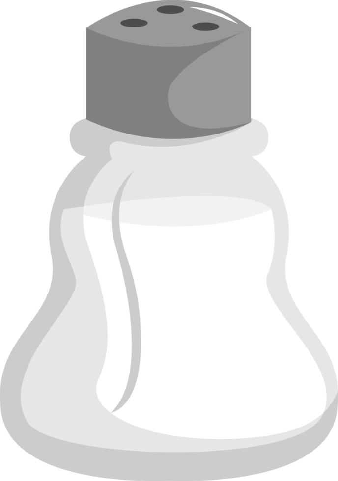 Salt shaker, illustration, vector on white background.