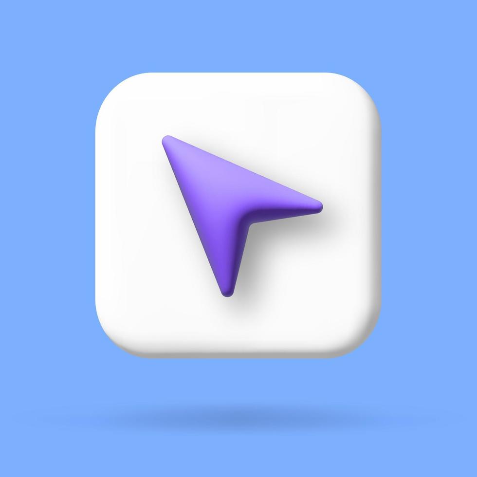 Arrow gps navigator 2d Icon. lication sign vector