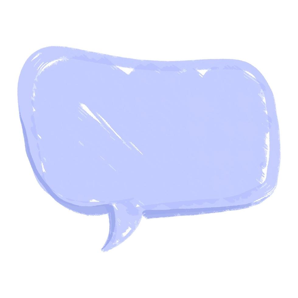 vector illustration Speech Bubbles Hand Drawn