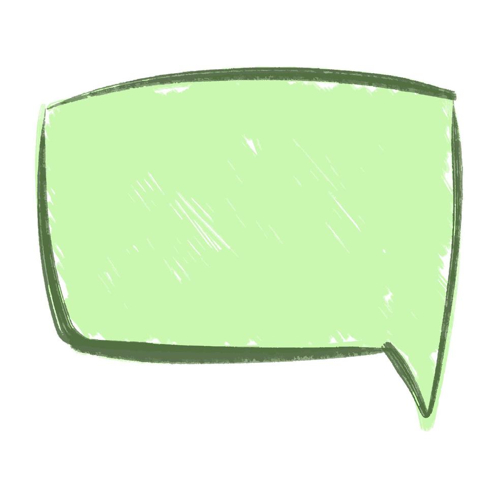 vector illustration Speech Bubbles Hand Drawn