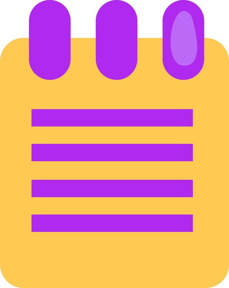 Science notes, illustration, vector on a white background.