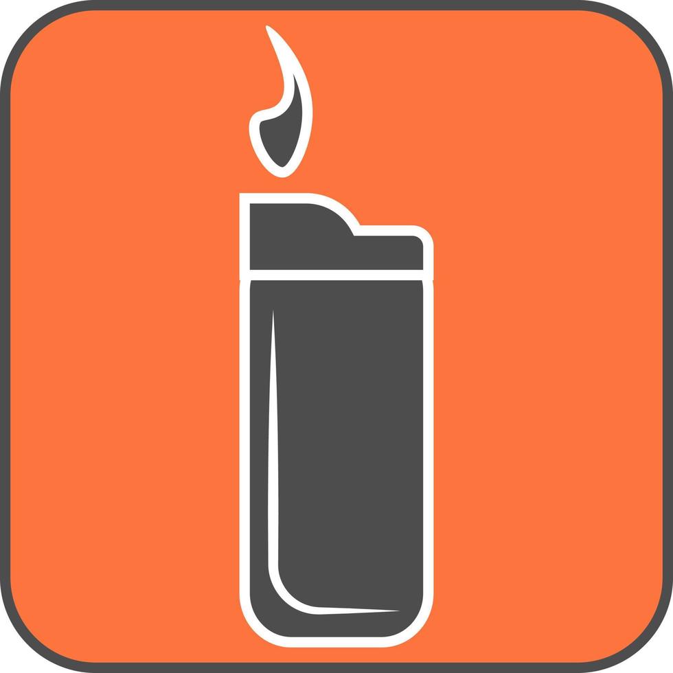 Smoking lighter, illustration, vector, on a white background. 13733079