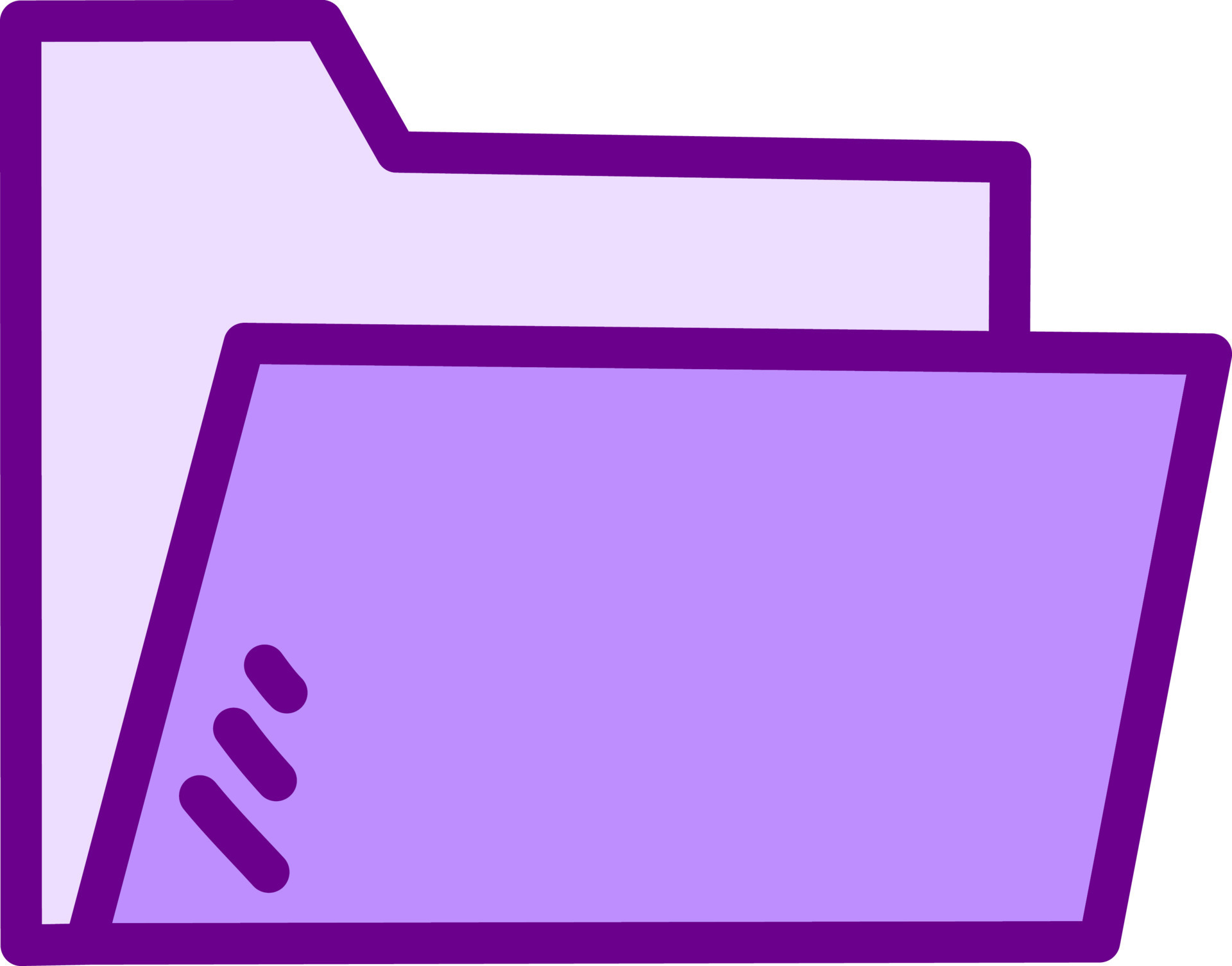 Folder tool, illustration, vector on a white background. 13733087