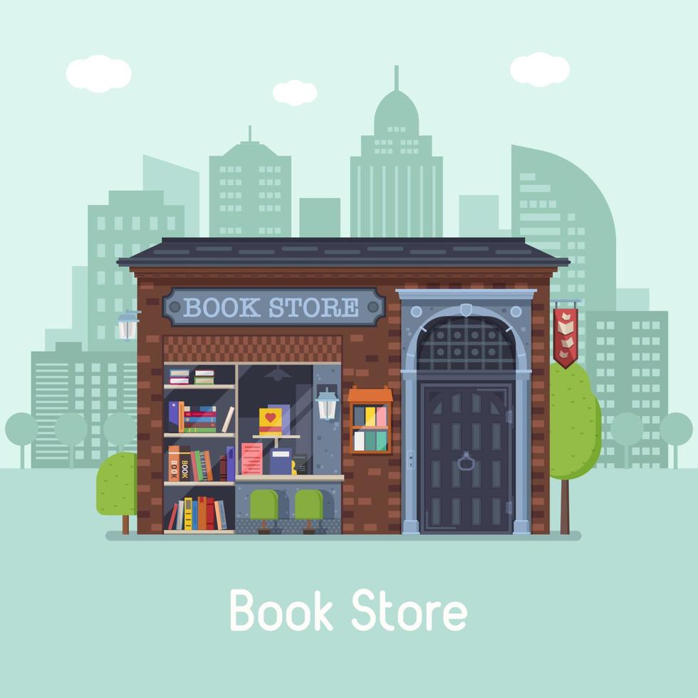 Book Shop Concept Banner vector