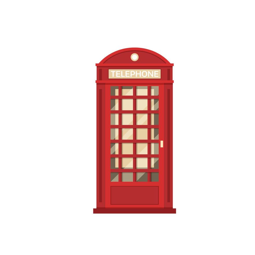 Red Phone Booth vector