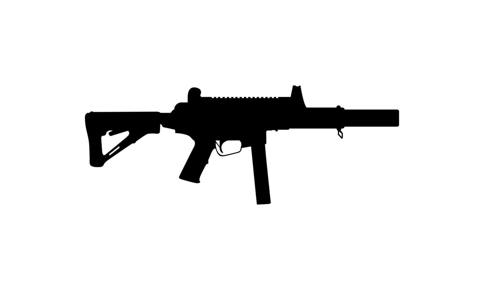 icono de rifle de caza de francotirador sobre fondo blanco. signo de rifle  de francotirador. estilo plano 10311166 Vector en Vecteezy