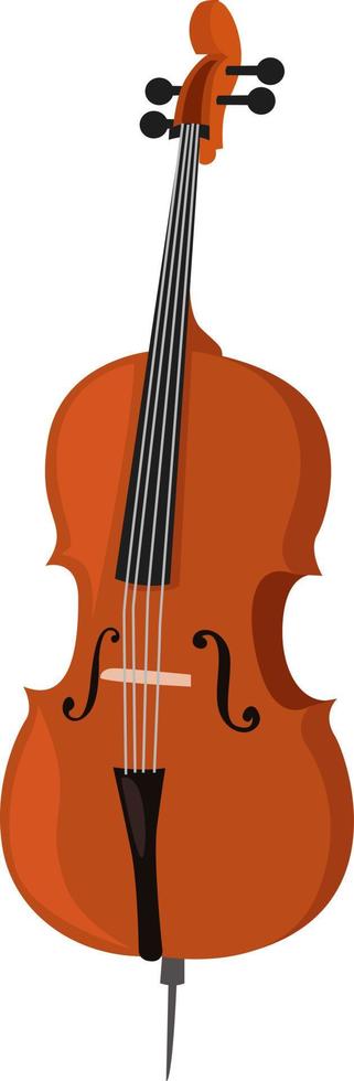 Big cello,illustration,vector on white background vector