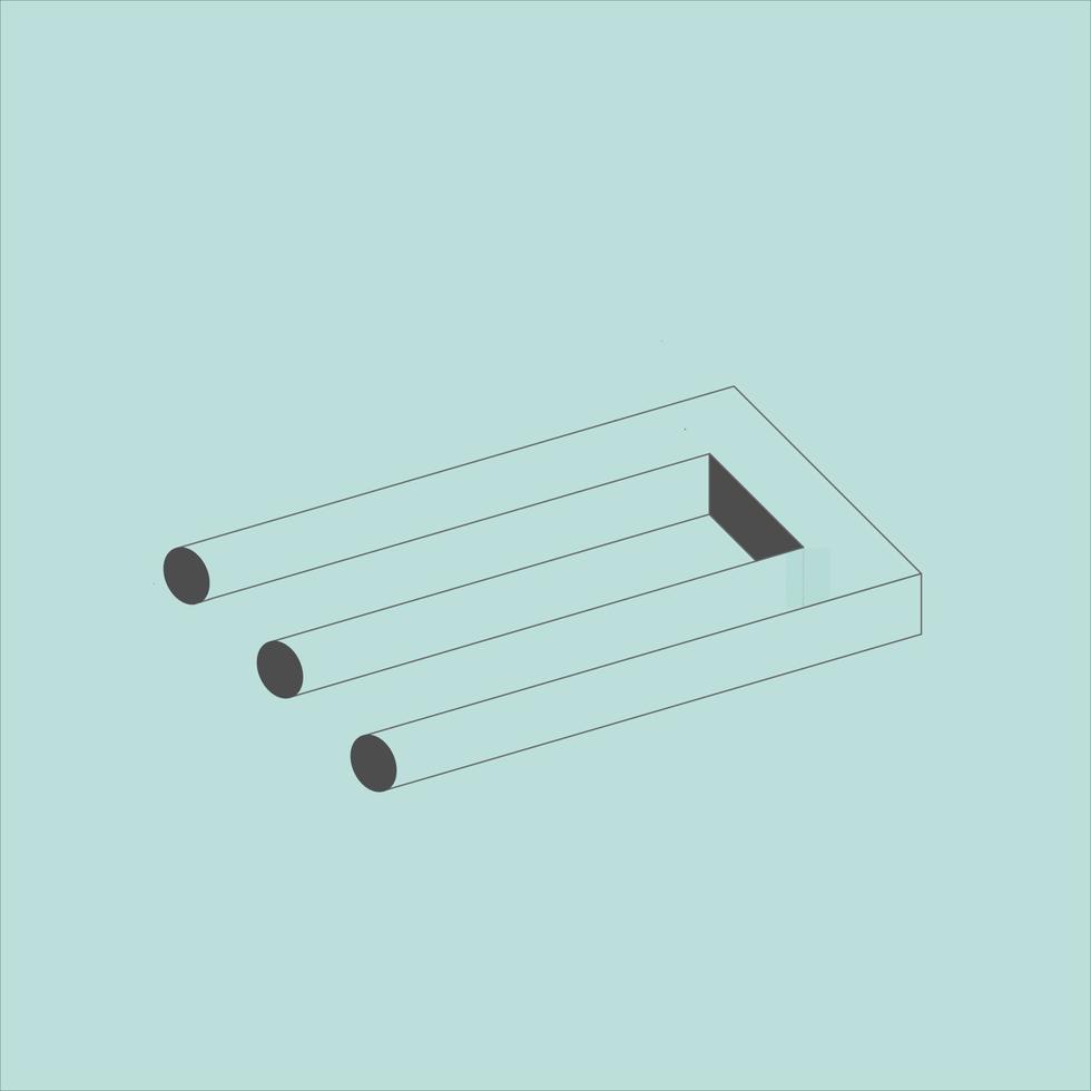 optical illusion for fun vector