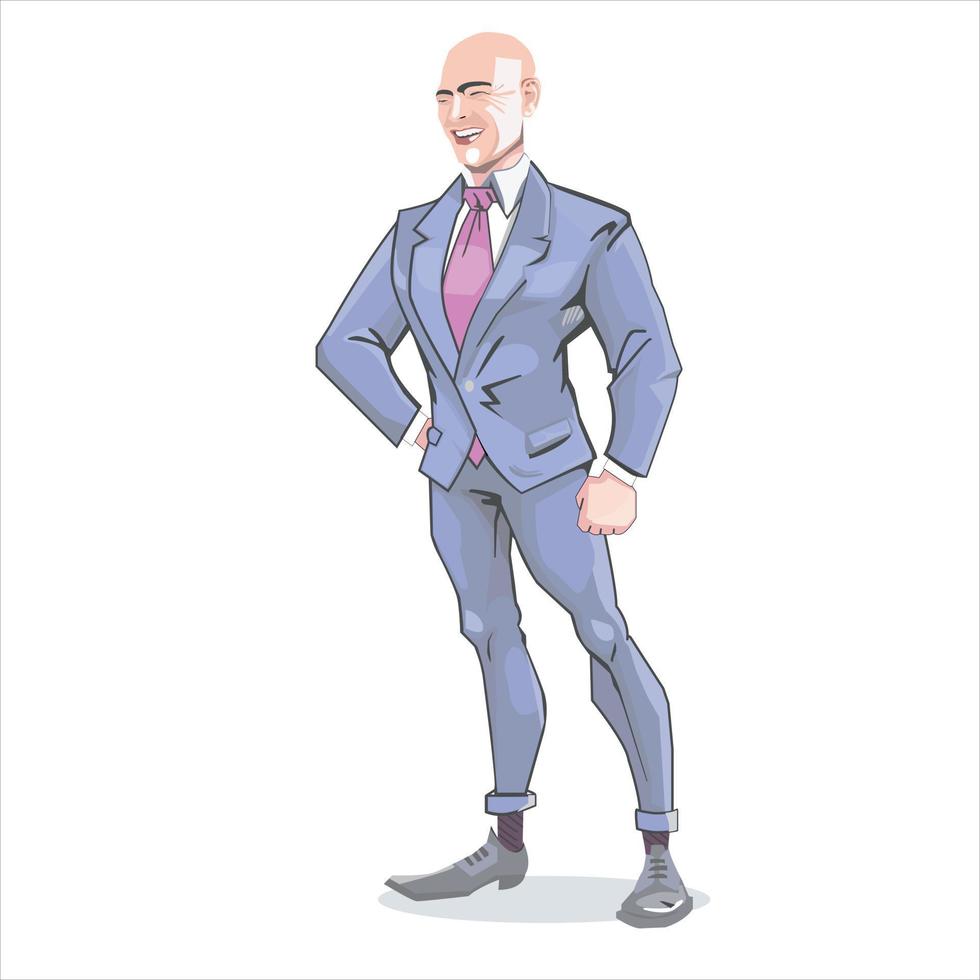Formidable security professionals secret service bodyguards vector