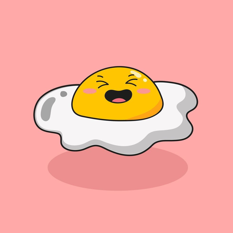 Cartoon Cute Egg Vector Editable Colorful Drawing Illustration