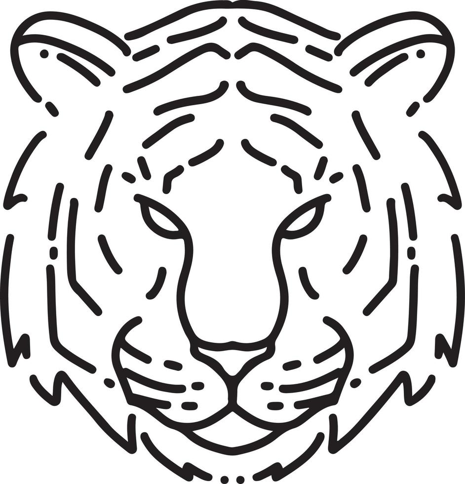 Tiger Line logo match for your company vector