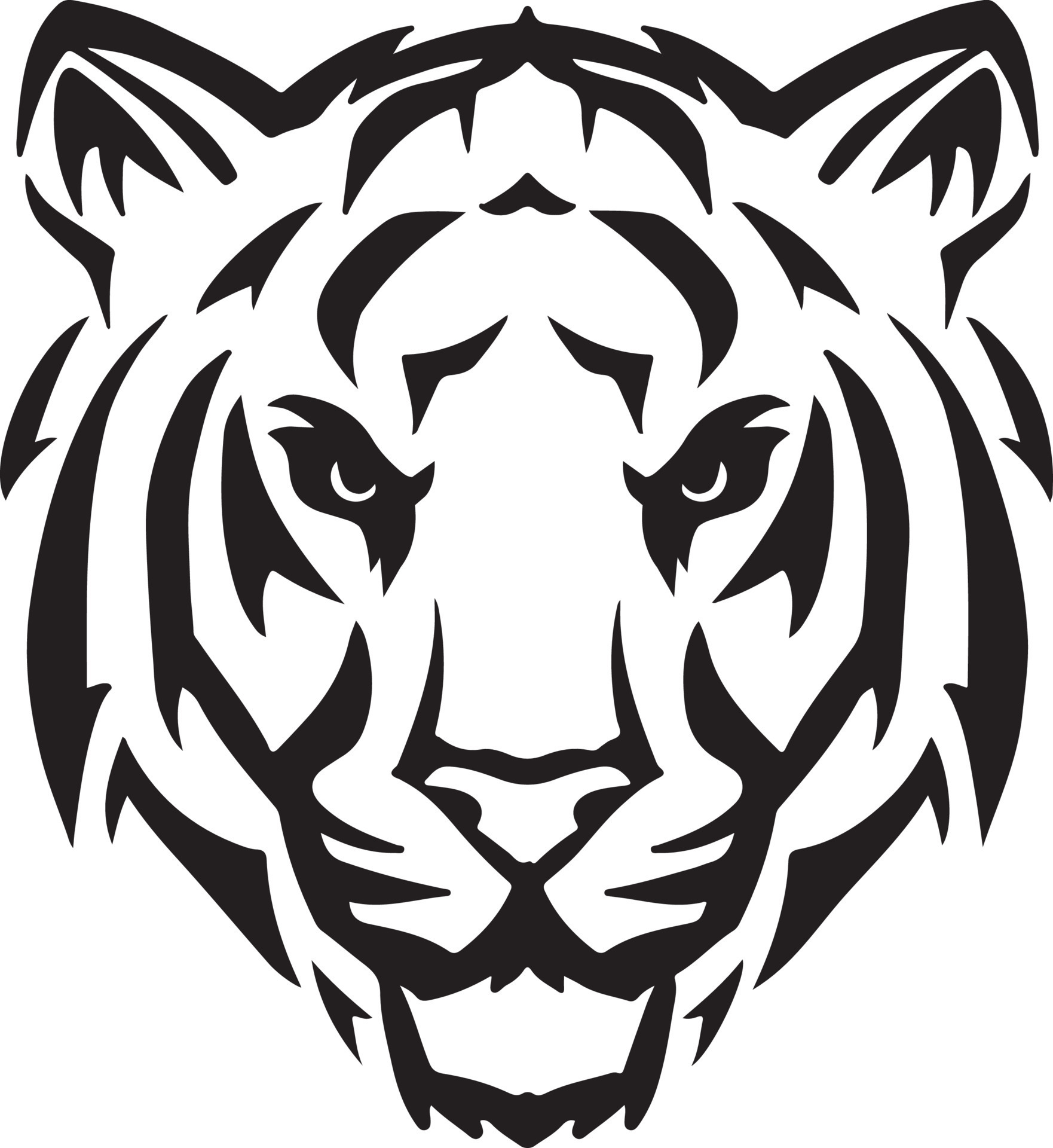 Tiger logo match for your company 13735503 Vector Art at Vecteezy