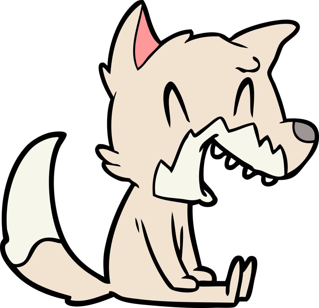 Vector fox character in cartoon style
