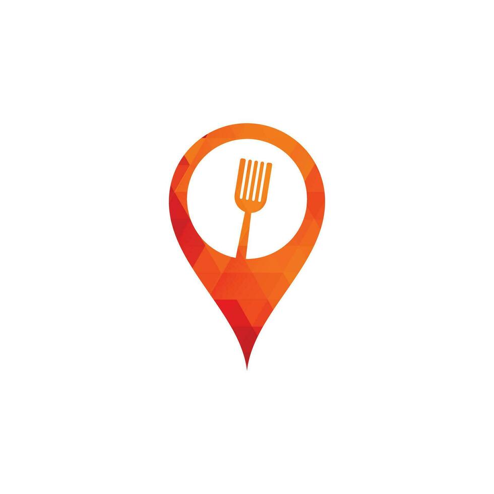 conceptos de diseño del logotipo del punto de comida. plantilla de logotipo de comida y restaurante. símbolo de icono. vector