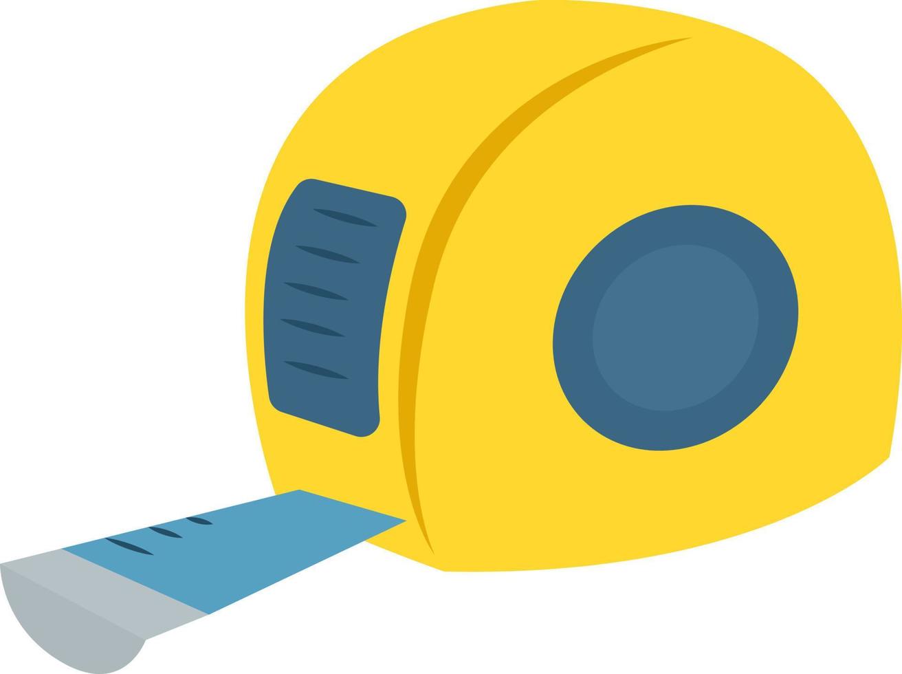 Tape measure, illustration, vector on white background. 13738983 Vector
