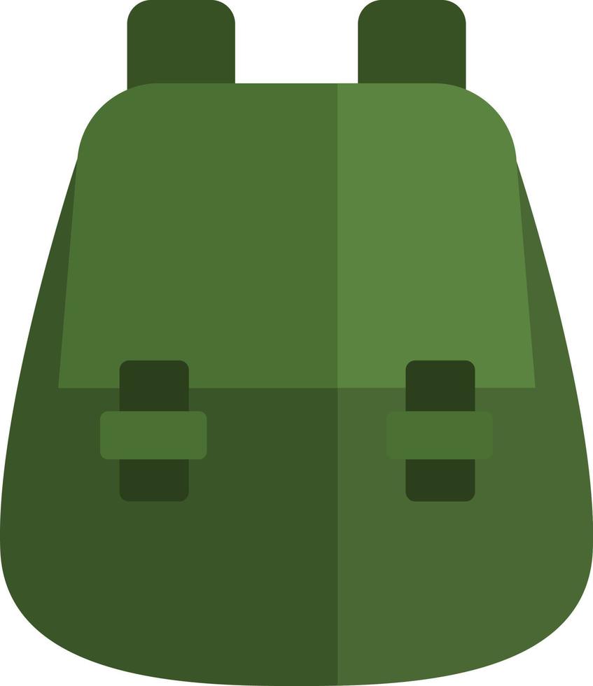 mochila de camping, ilustración, vector, sobre un fondo blanco. vector