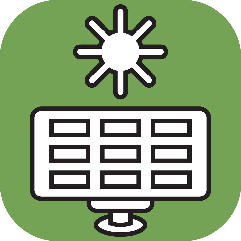 Solar energy, illustration, vector on a white background.