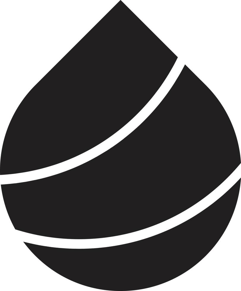 ilustración de logotipo de gota de agua abstracta en estilo moderno y minimalista vector