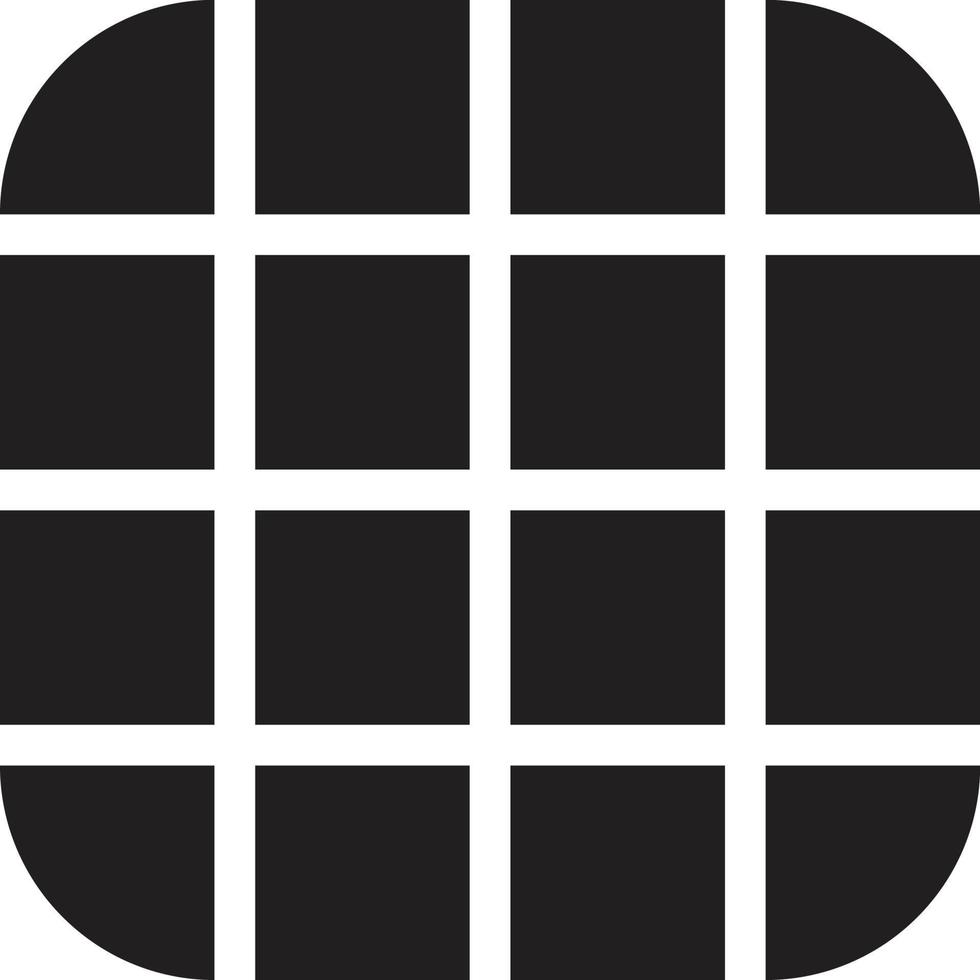 Abstract square logo illustration in trendy and minimal style vector