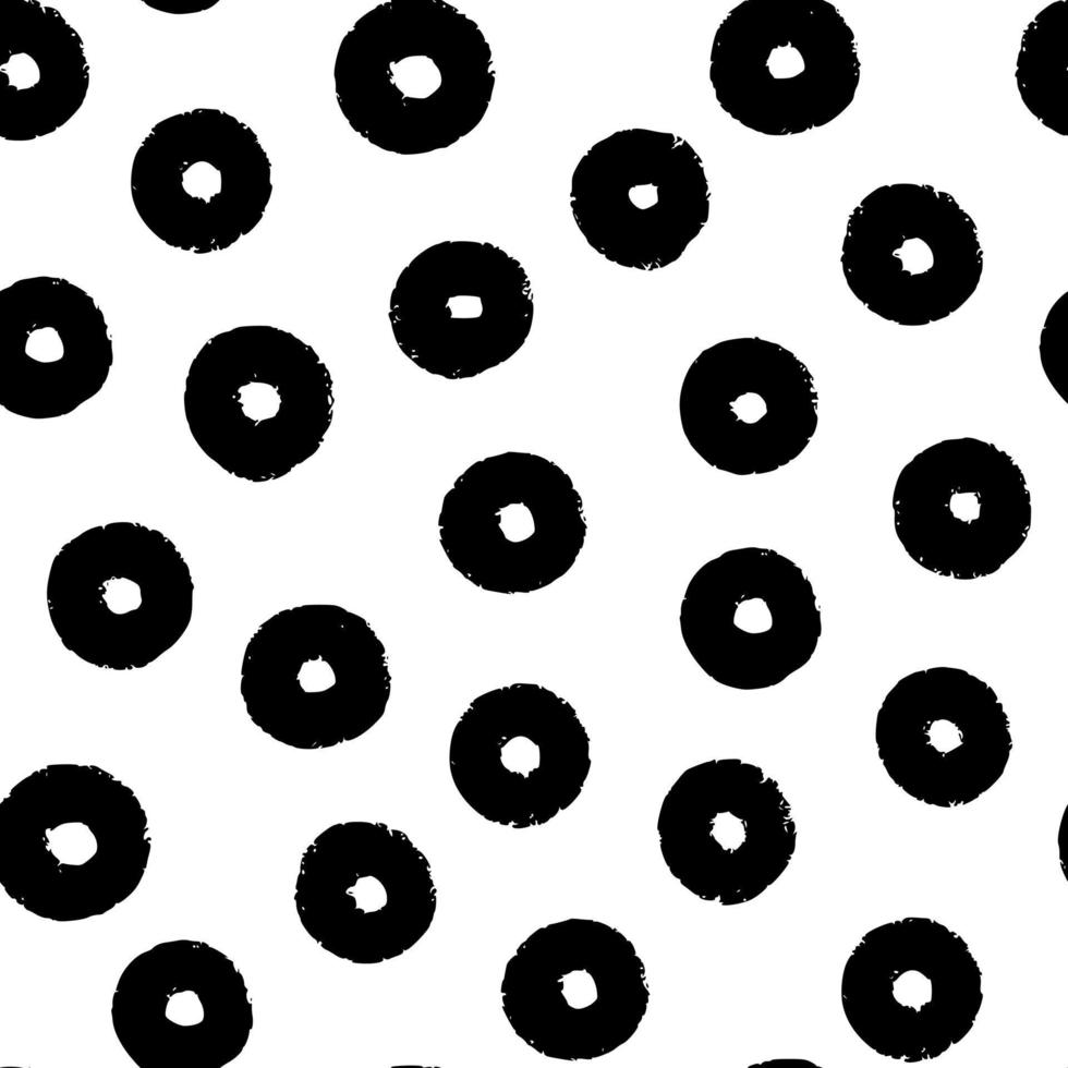 Seamless black and white texture vector