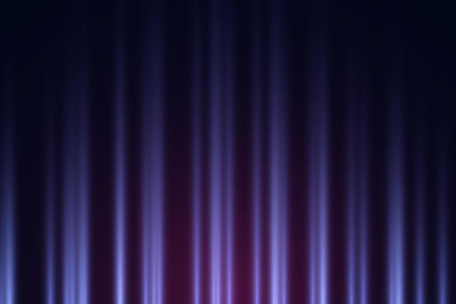 Dark background with purple and violet neon lights. Vector illustration.
