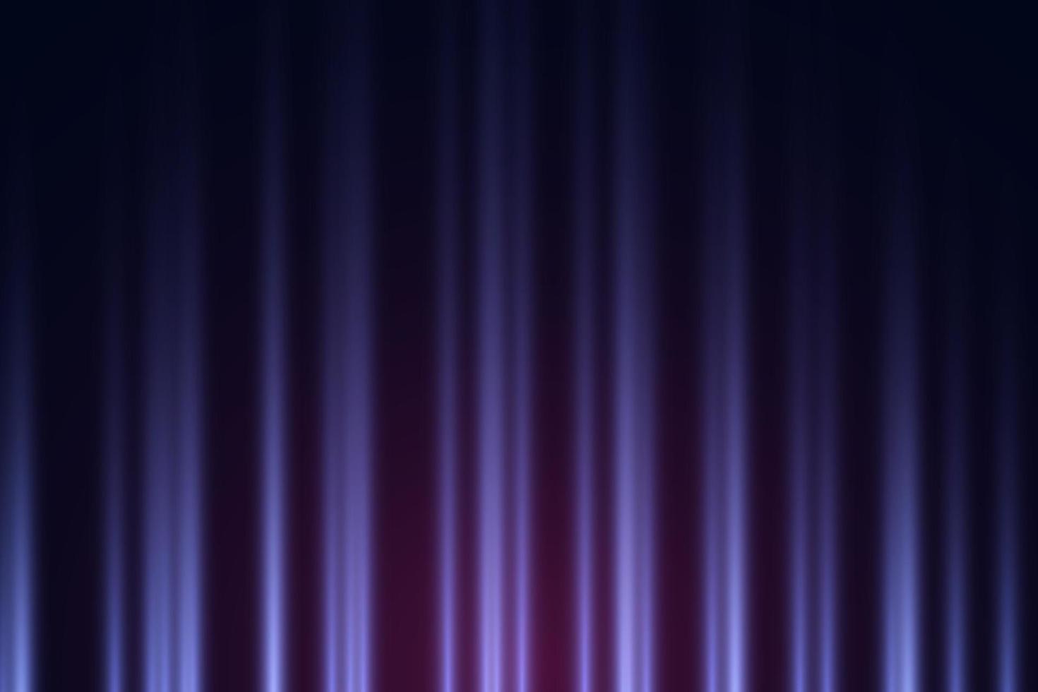 Dark background with purple and violet neon lights. Vector illustration.