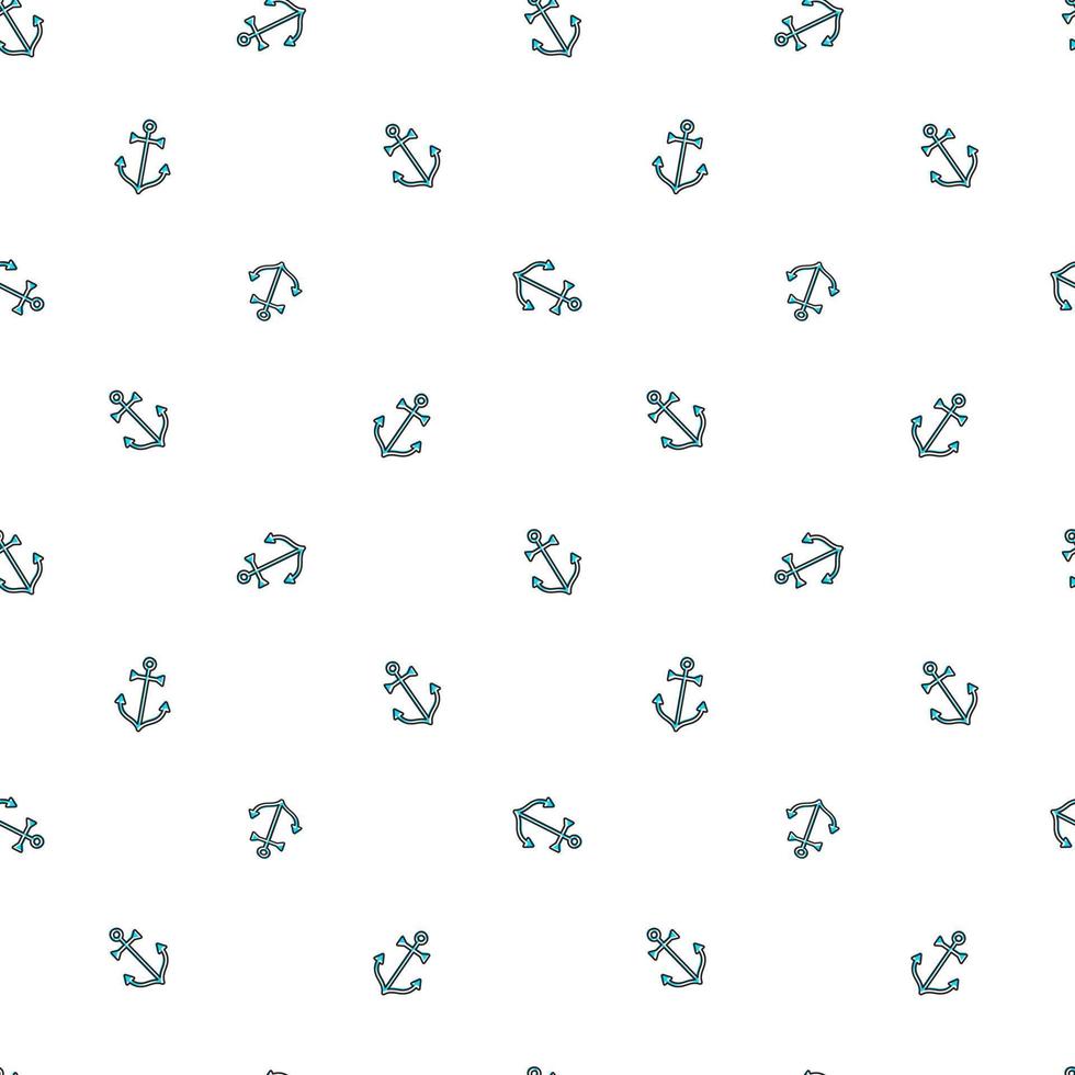 Vector line art summer seamless beach pattern. Seamless fabric or wrapping paper design.